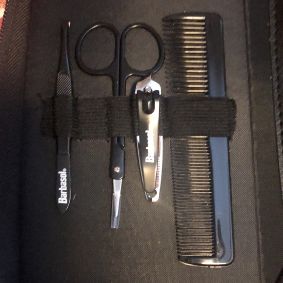 Barbados personal grooming kit and New in box Dante 3-piece mustache Set. - Picture 5 of 8